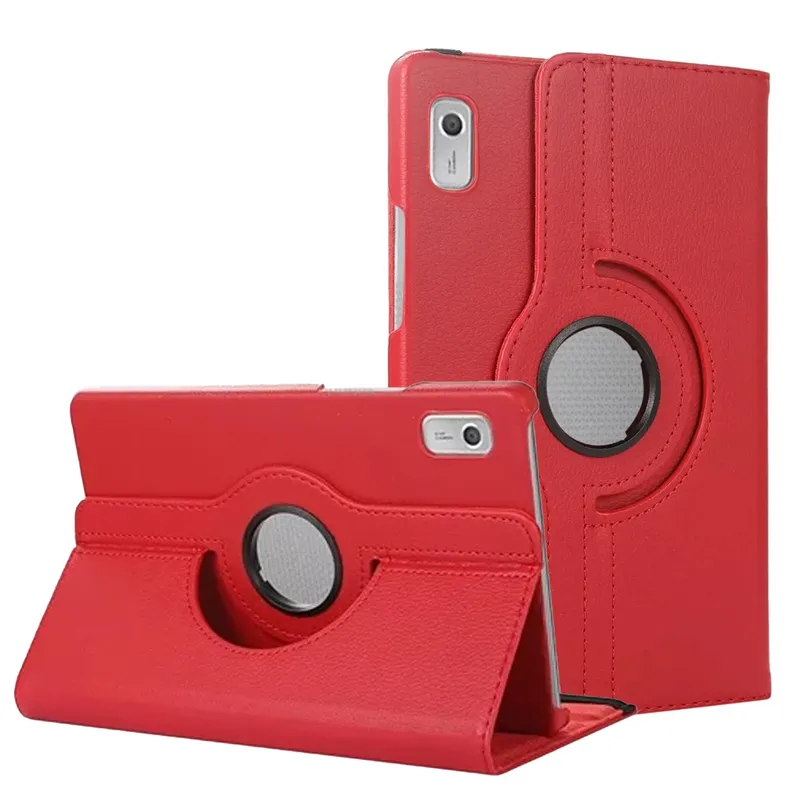 Etui Obrotowe Składane Lenovo Tab M9 2023 TB310 9" - Czerwone