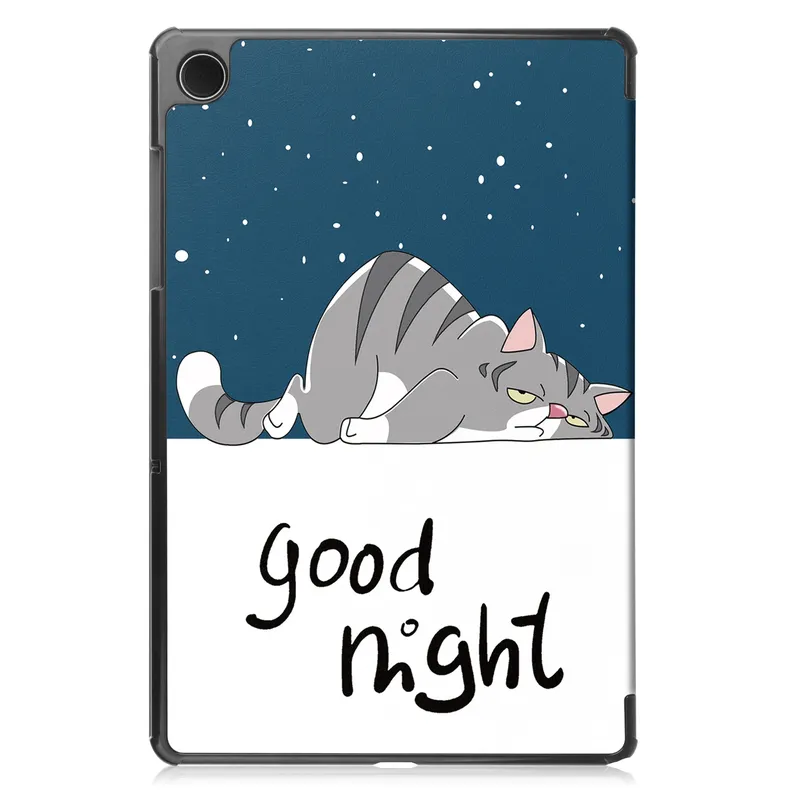 Etui Do SAMSUNG Galaxy Tab A11+ A9+ 10.9" Z Podstawką - Night Cat