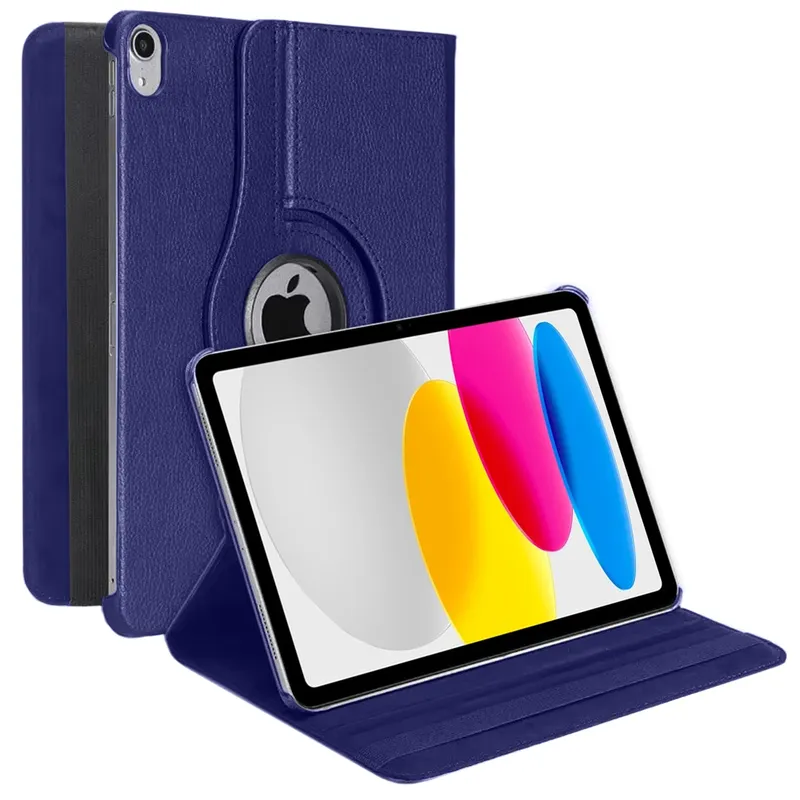 Etui Obrotowe Do IPad 10.9 2022 Gen. 10 / IPad 11 2025 - Granatowe