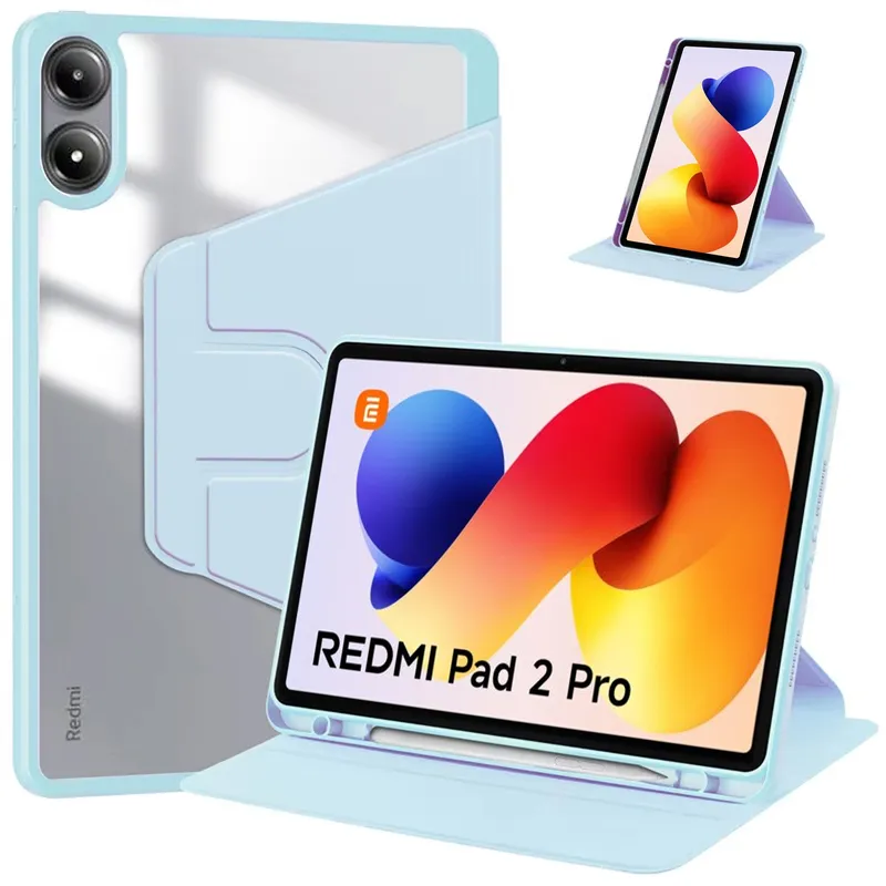 Etui Do XIAOMI Redmi Pad 2 Pro 12.1 Z Podstawką - Niebieski