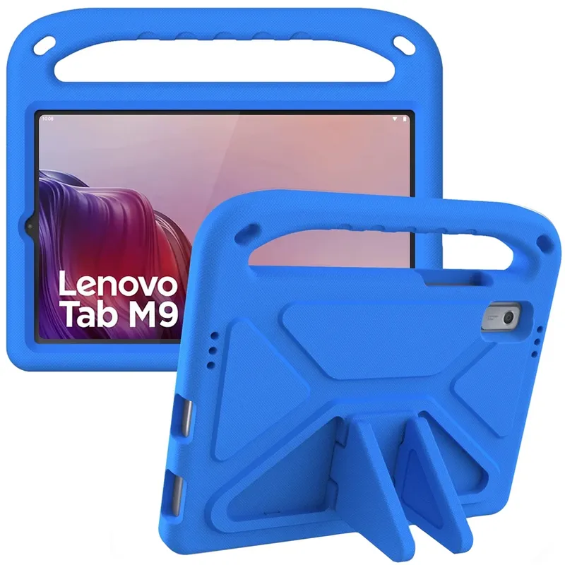 Etui Z Uchwytem FunColor Do Lenovo Tab M9 2023 TB310 - Niebieski