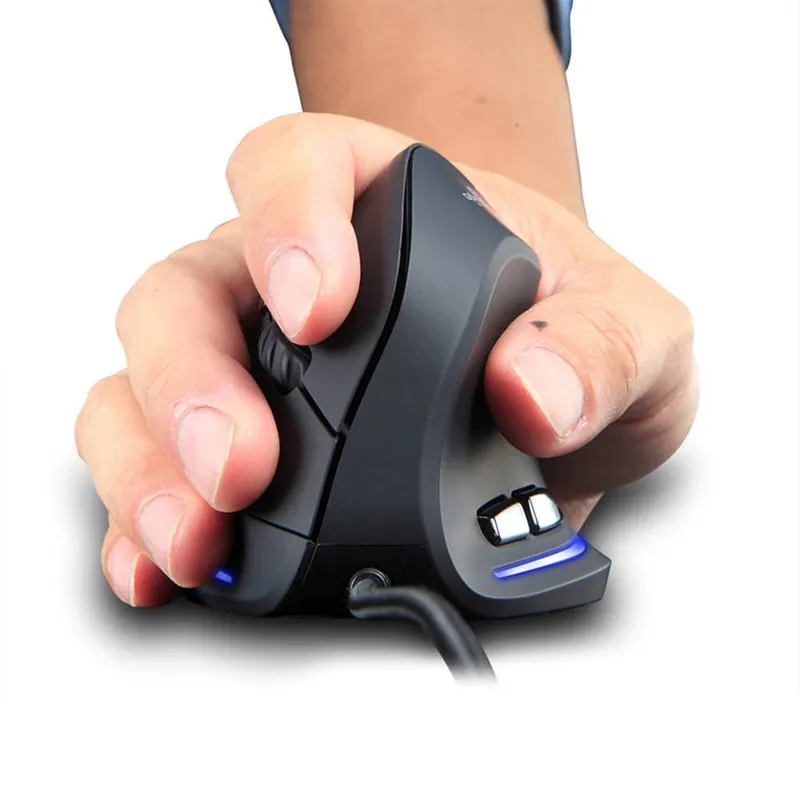Mysz Pionowa Ergonomiczna ZELOTES T20 Przewodowa LED