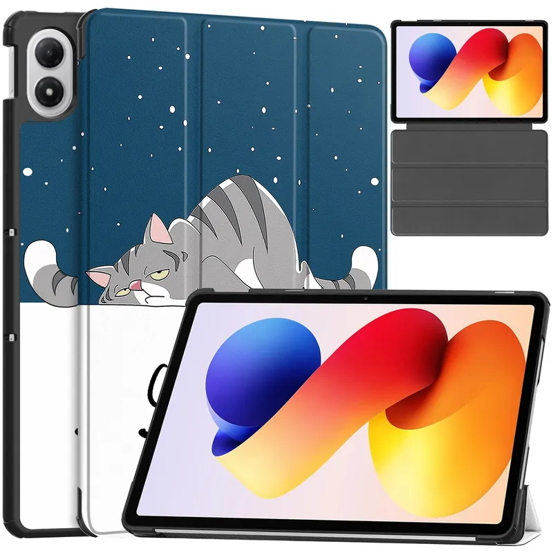 Etui XIAOMI Redmi Pad 2 Pro 12.1 2025 Z Podstawką Night Cat