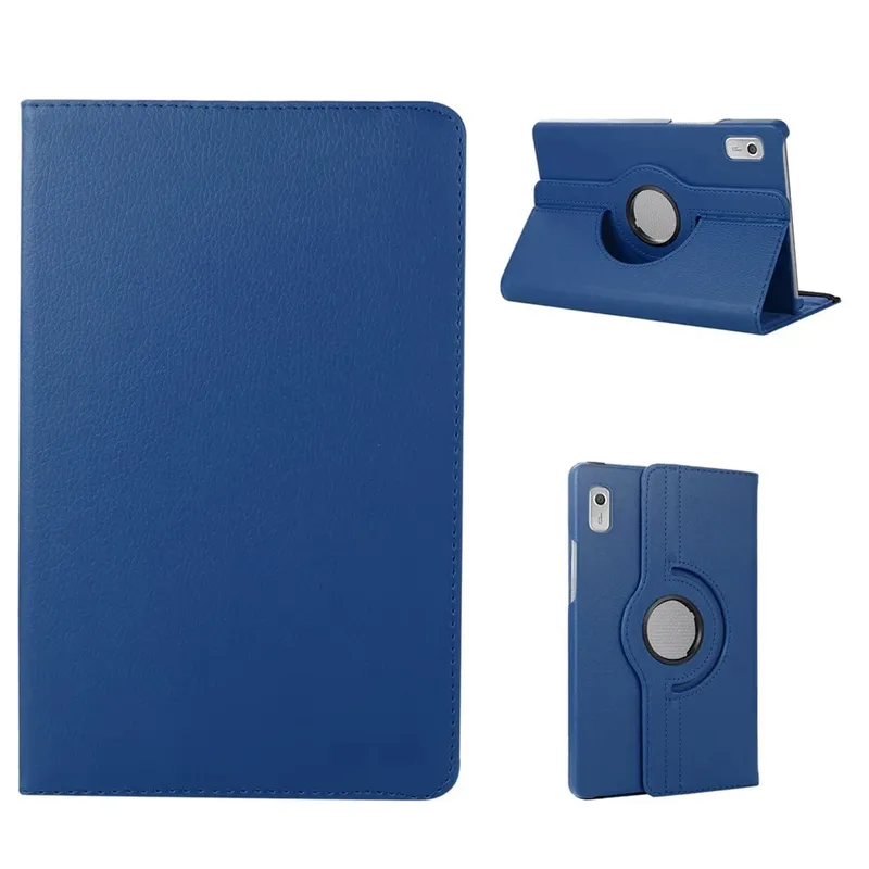 Etui Do Lenovo Tab M9 2023 TB310 Z Podstawką Obrotowe - Granatowe