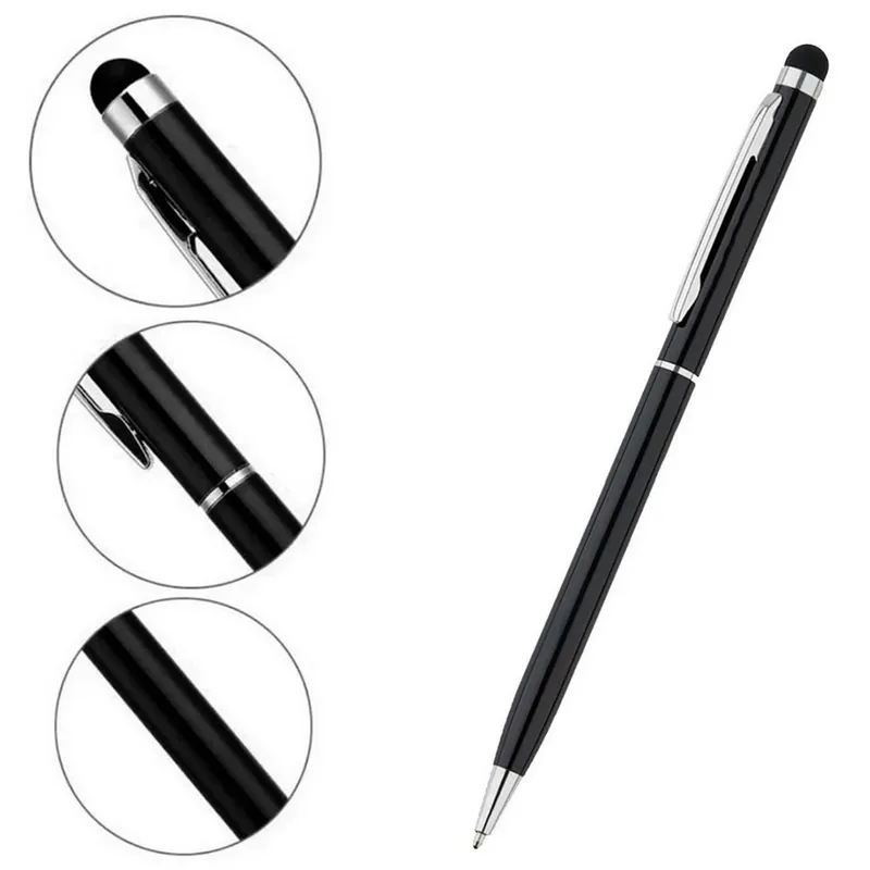 Rysik Stylus Pen 2w1 Do Tabletu Telefonu X1 - Czarny