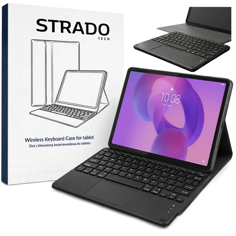 Etui I Klawiatura Do Lenovo Idea Tab 11 ZAFR0378PL TB336FU TB336ZU - Czarny