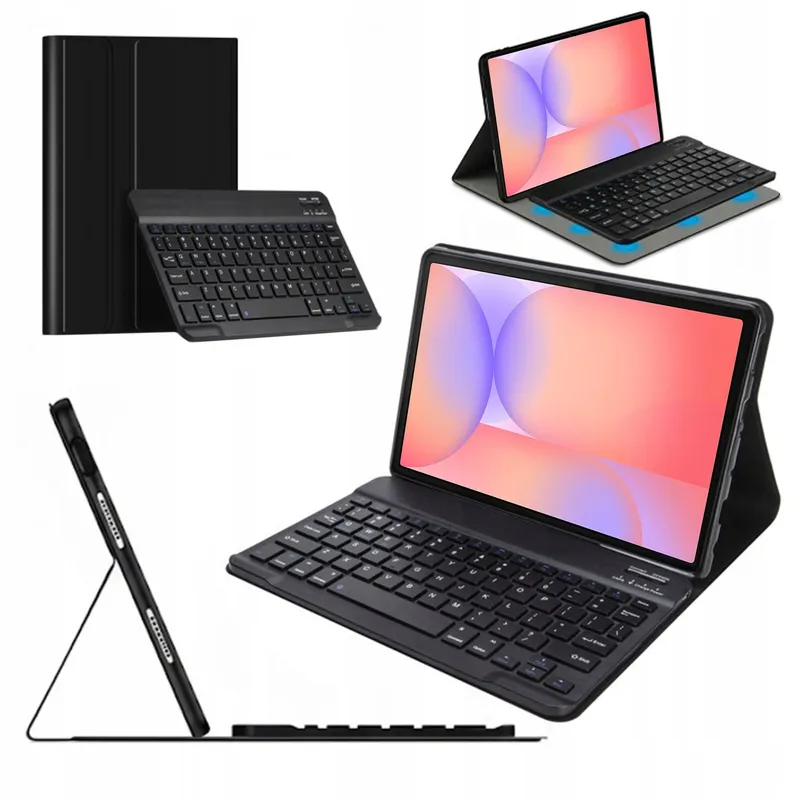 Etui Z Klawiaturą Do Galaxy Tab S10 Lite 10.9 SM-X406 - Czarne