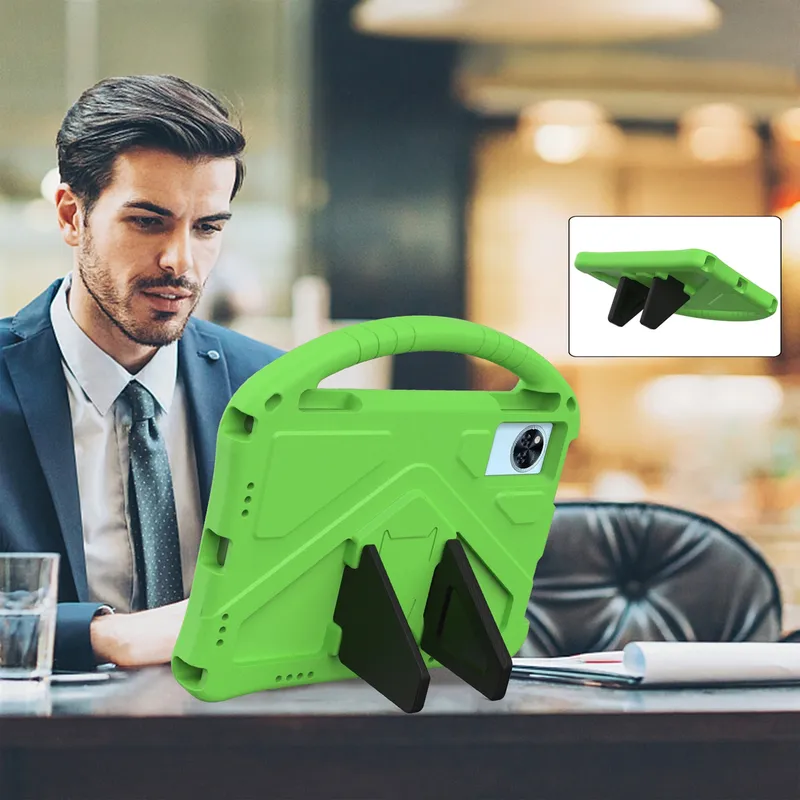Etui FunColor Do Lenovo IdeaTab 11 Z Podstawką - Zielone