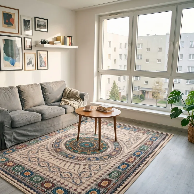 Dywan Do Salonu 160x120 Nowoczesny NOVO Antypoślizgowy Orientalny