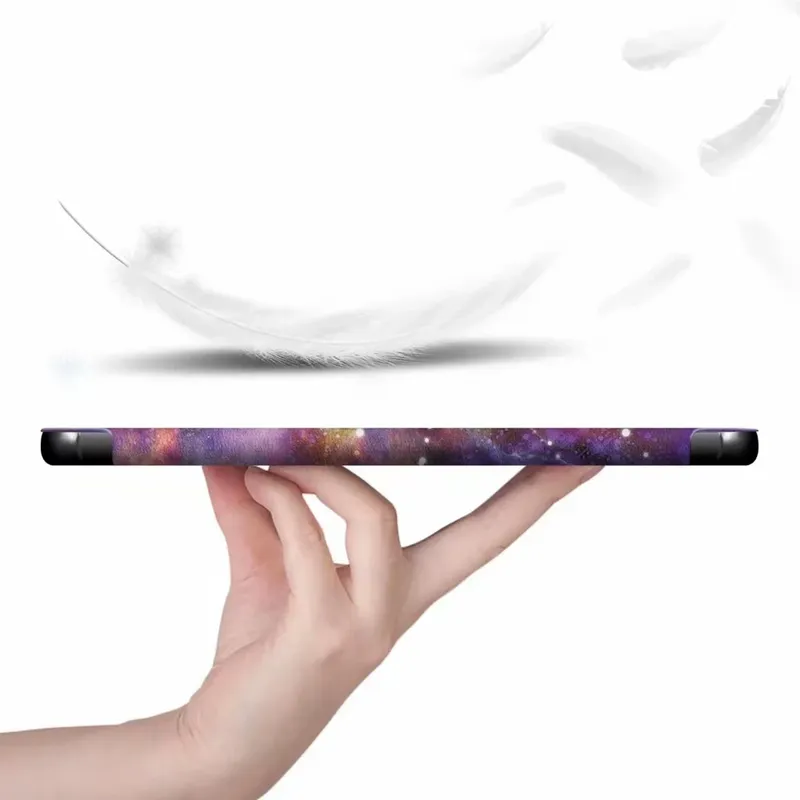 Etui Graficzne Z Klapką Do Galaxy Tab S6 Lite 10.4 - Galactica