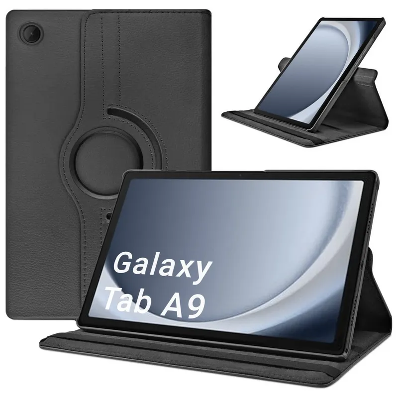 Etui Obrotowe 360 Do SAMSUNG Galaxy Tab A9 8.7 - Czarne