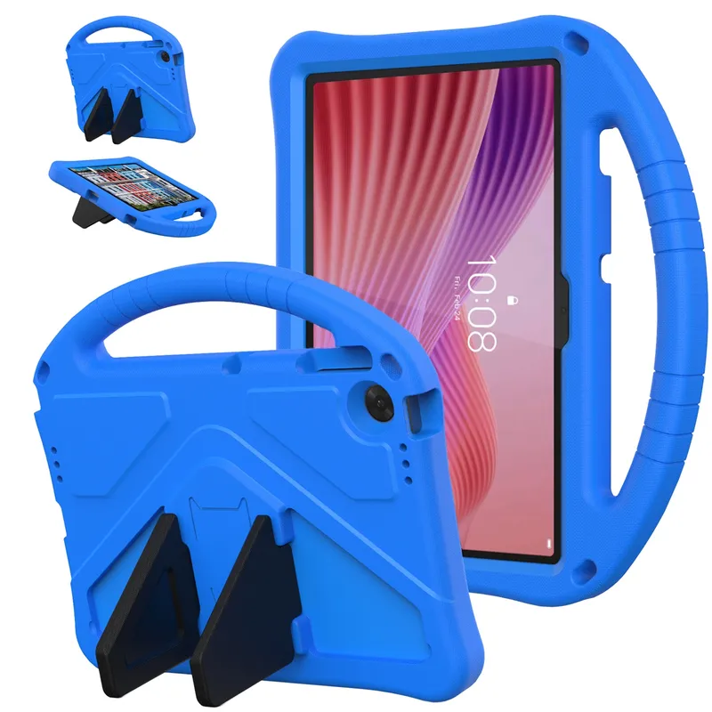 Etui FunColor Do Lenovo Tab 10.1 2025 Z Podstawką - Niebieski