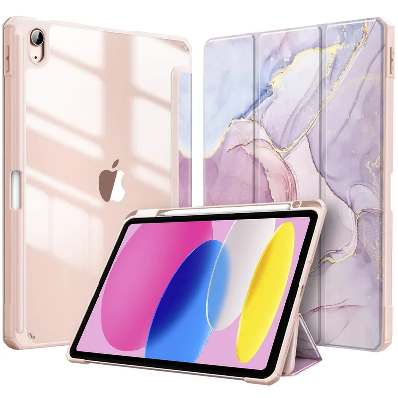 Etui Do IPad 10.9 2022 Gen 10 / 11 2025 A16 Gen 11 Z Klapką - Różowe
