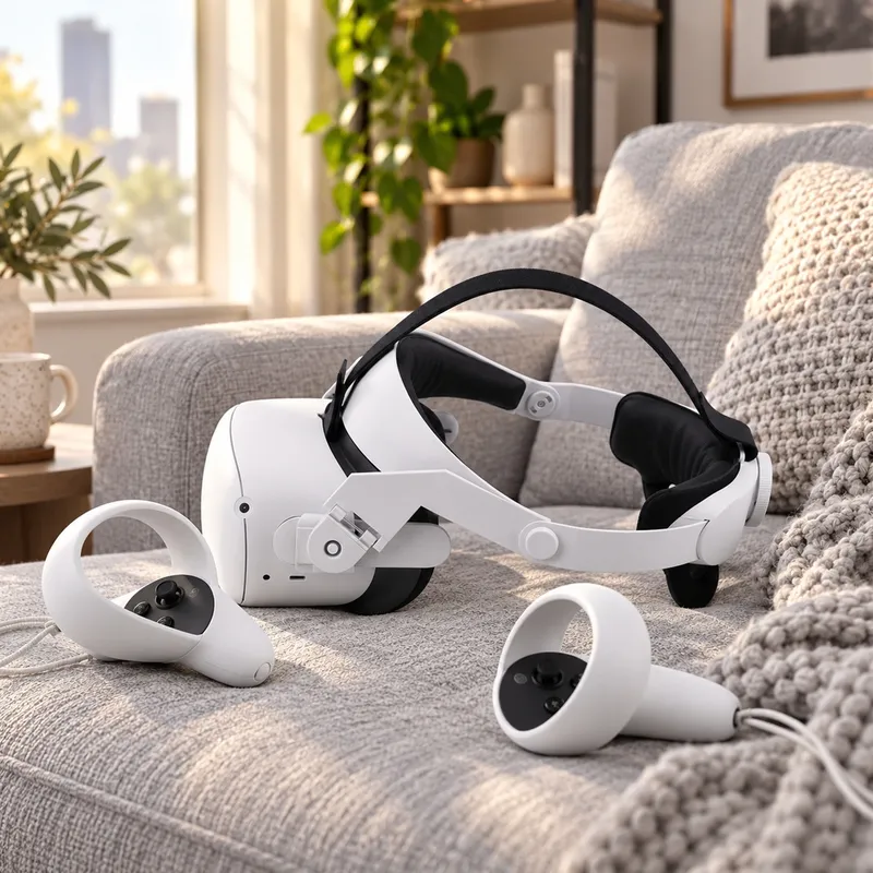 Opaska GOMRVR Do Oculus Quest 1/2 - Biały