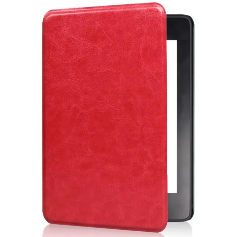 Etui Skórzane Do Kindle Paperwhite 6 Colorsoft Signature Edition - Czerwone