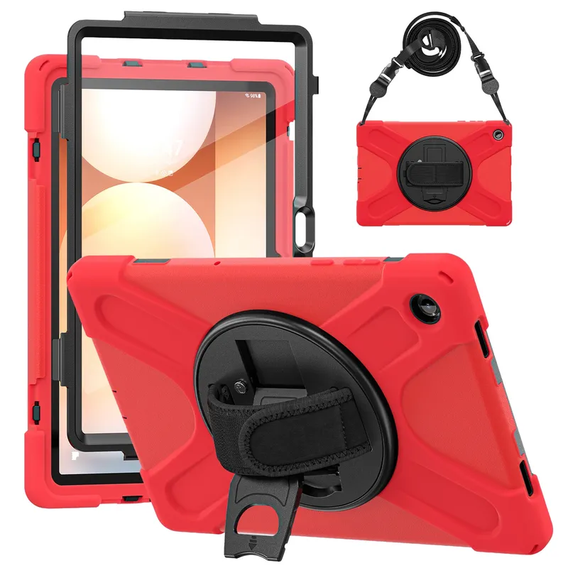 Etui Pancerne SAMSUNG Galaxy Tab A11 PLUS/A9 Plus 10.9 - Czerwony
