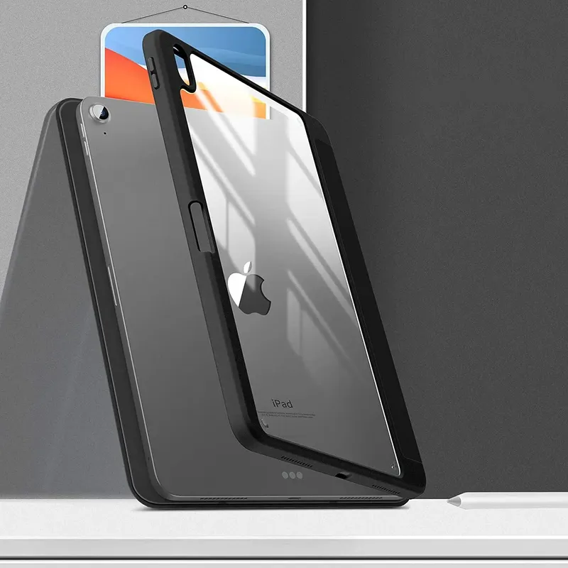Etui Crystal Do IPad Air 11 M4/M3/M2 Z Podstawką - Czarne