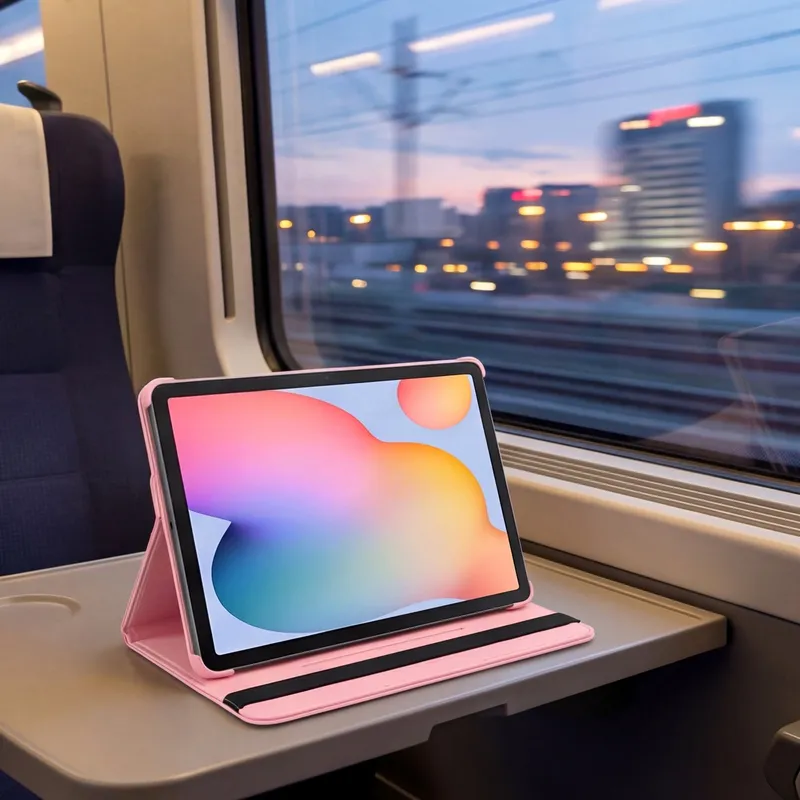 Etui Obrotowe 360° Do SAMSUNG Galaxy Tab A11+ 10.9 - Różowy