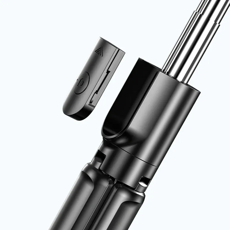 Selfie Stick 3w1 Tripod Teleskop Z Pilotem Bluetooth - Czarny