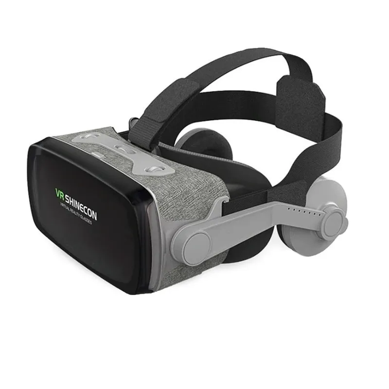 Okulary 3D VR Shinecon G07E Ze Słuchawkami BT Do Smartfona - Czarny