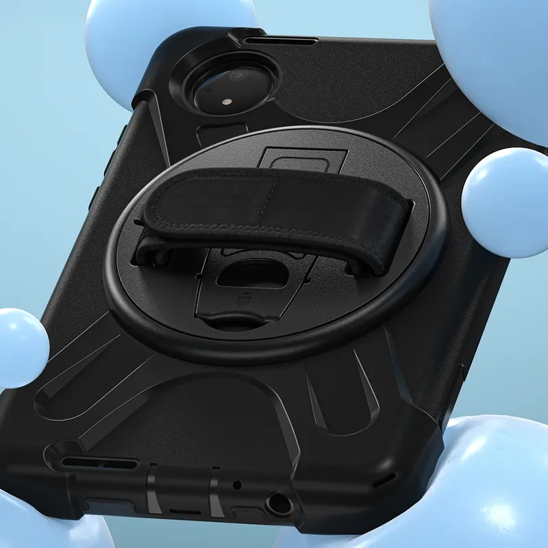 Etui Pancerne Shockproof Z Uchwytem Do XIAOMI Redmi Pad SE 8.7 - Czarne