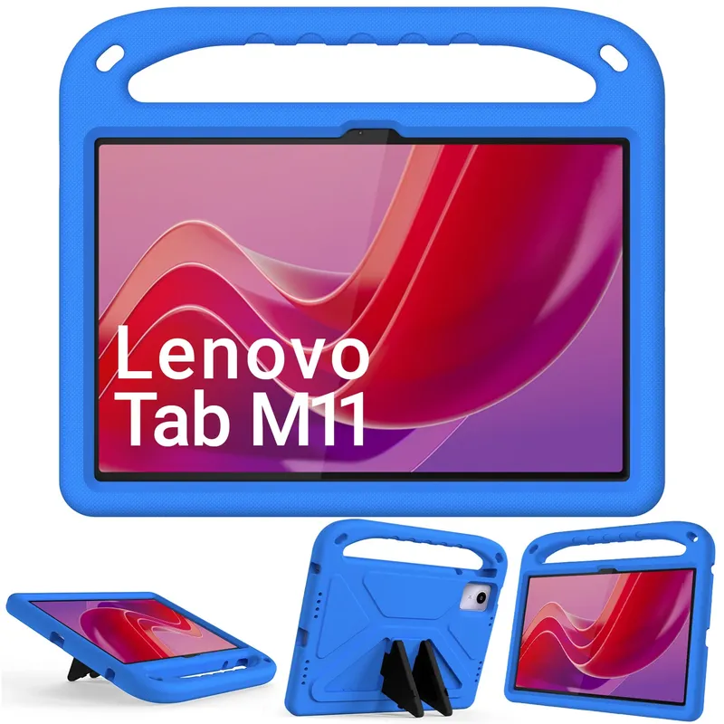 Etui Pancerne Z Uchwytem Do Lenovo Tab M11 10.95 TB330FU - Niebieskie