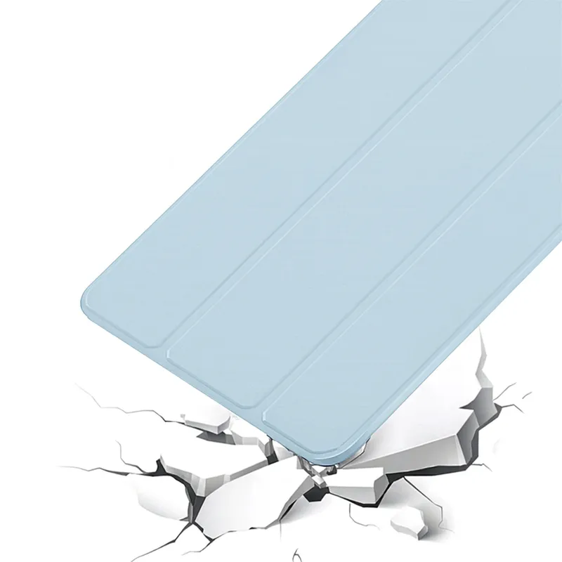 Etui Clear Pencil Galaxy Tab S9 FE S10 FE - Niebieski