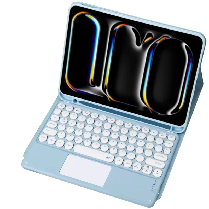 Etui Z Klawiaturą Do IPad Pro 11 Gen 5 M4 2024 - Niebieskie