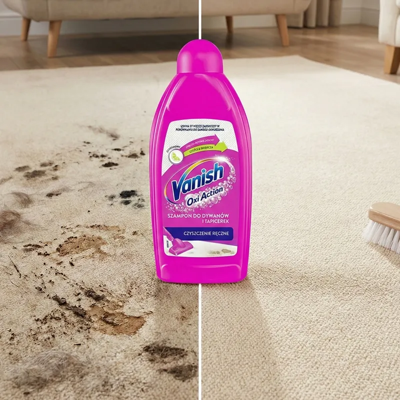 VANISH Oxi Action Szampon Do Dywanów I Tapicerki 500ml - Złoty