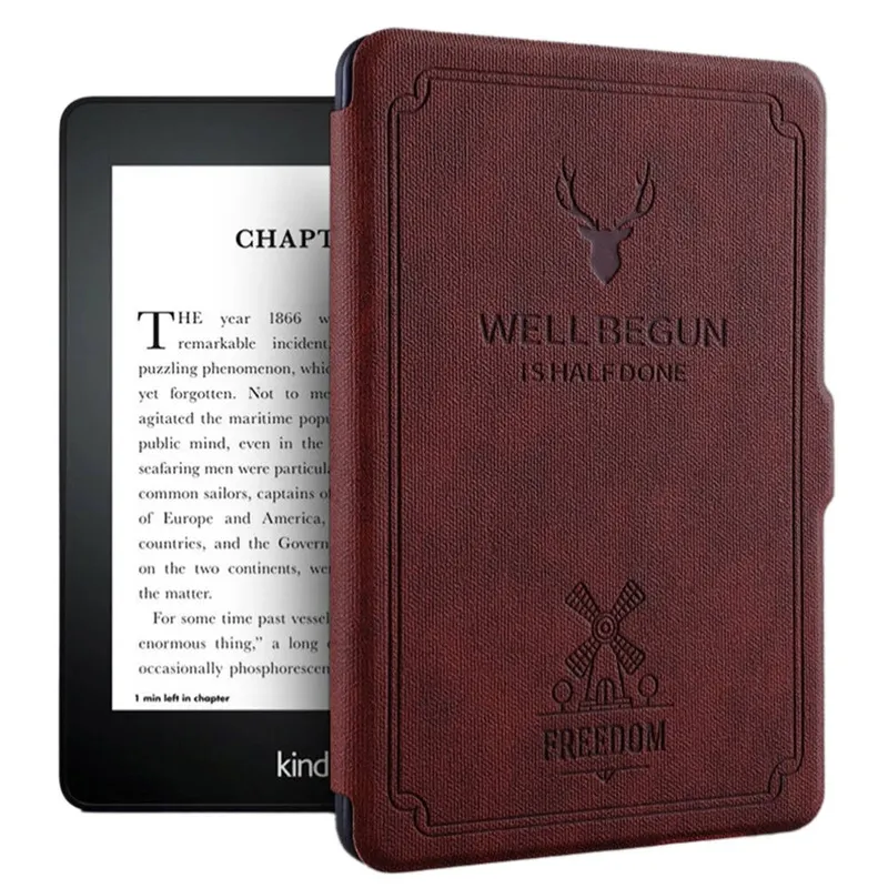 Etui Do Kindle Paperwhite 1/2/3 Z Podstawką - Czerwone