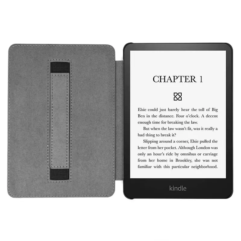 Etui Strap Case Do Kindle Paperwhite 5 Z Uchwytem I Podstawką - Brązowe