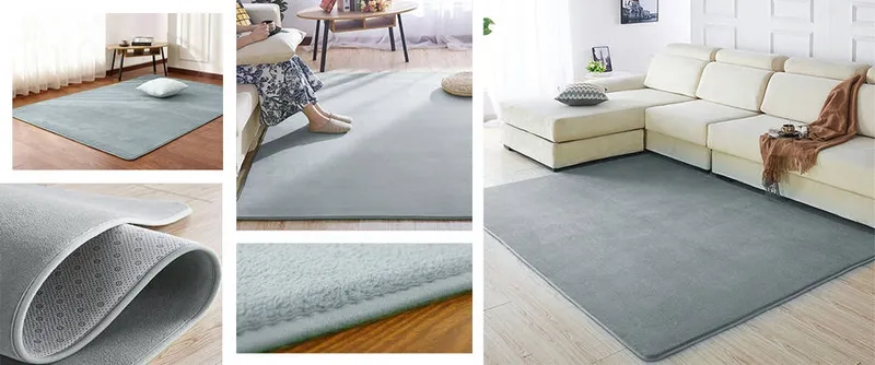 Dywan Polar 300x200 cm Do Salonu I Sypialni - Srebrny
