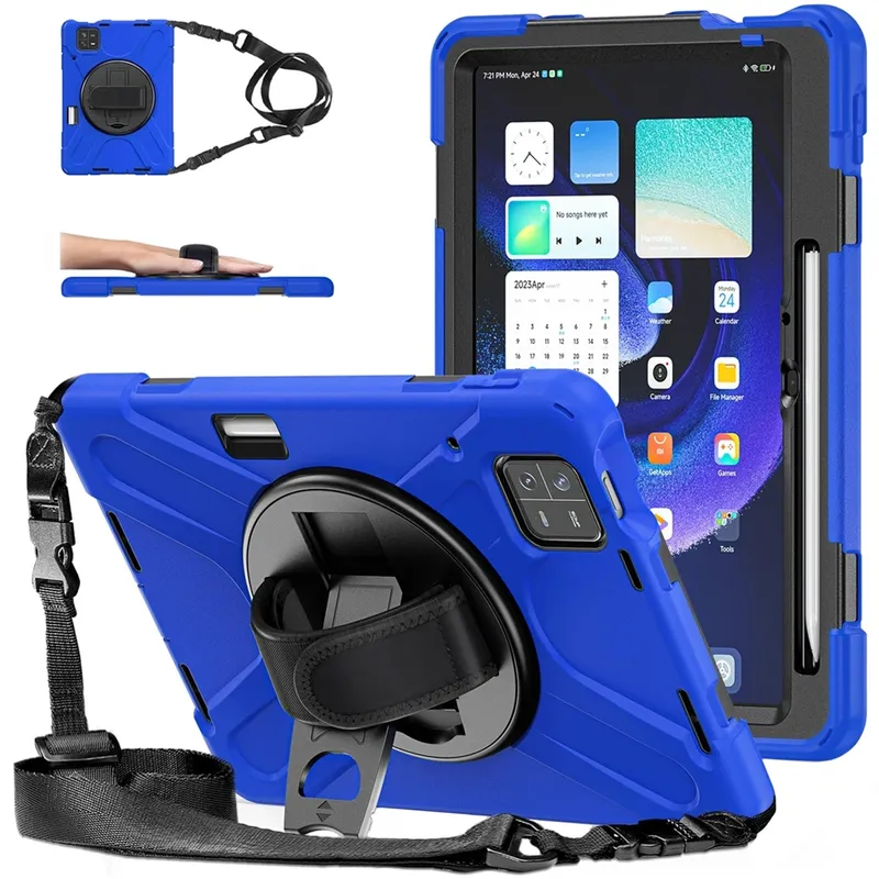 Etui Pancerne Armor Do XIAOMI Mi Pad 6/6 Pro 202x279mm - Granatowe