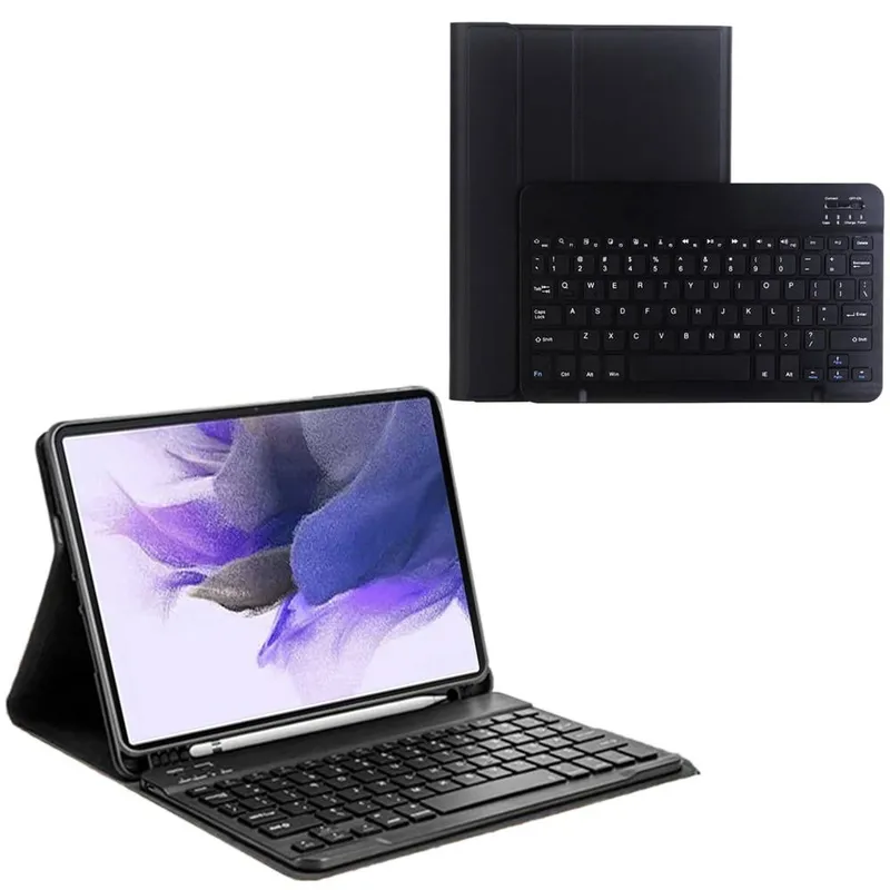 Etui Z Klawiaturą Do SAMSUNG Galaxy Tab S7/S7 Plus - Czarne