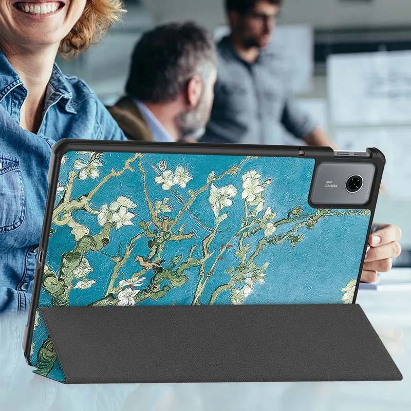 Etui Z Klapką Do Lenovo Idea Tab 11 Ochronne Z Podstawką - Apricot
