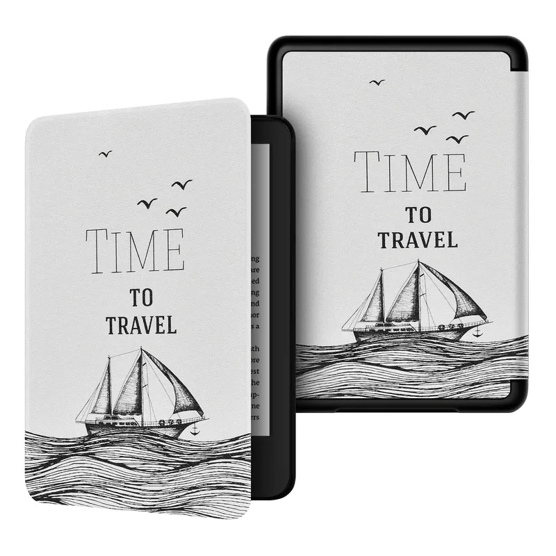 Etui Graficzne Do Kindle Paperwhite 6 Colorsoft - Time To Travel