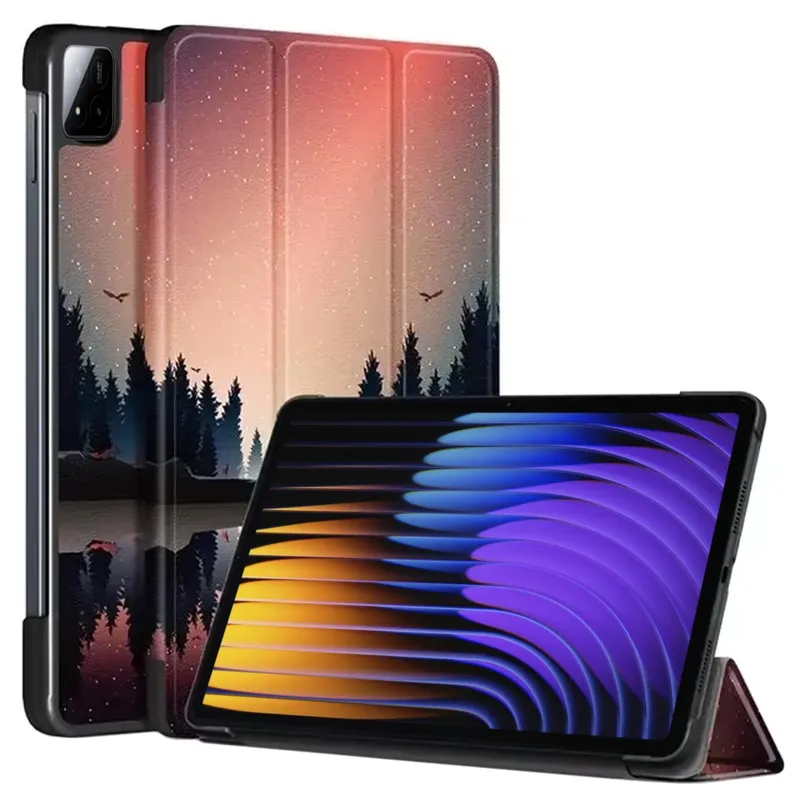 Etui Graficzne Do XIAOMI Pad 7/PAD 7 Pro 11.2 Z Podstawką - Wielokolorowe