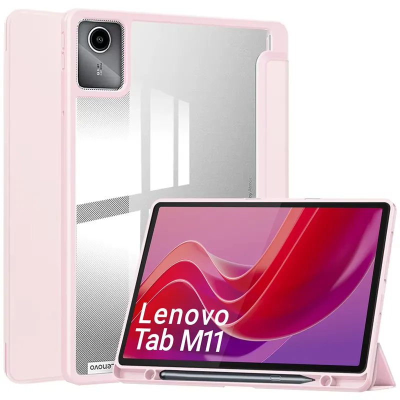 Etui Crystal Do Lenovo Tab M11 10.95 11 K11 K11E TB330 - Różowe