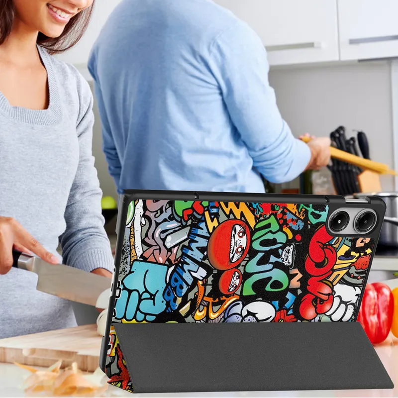 Etui Graficzne Do XIAOMI Redmi Pad Pro 12.1 2024 Z Klapką - Graffiti