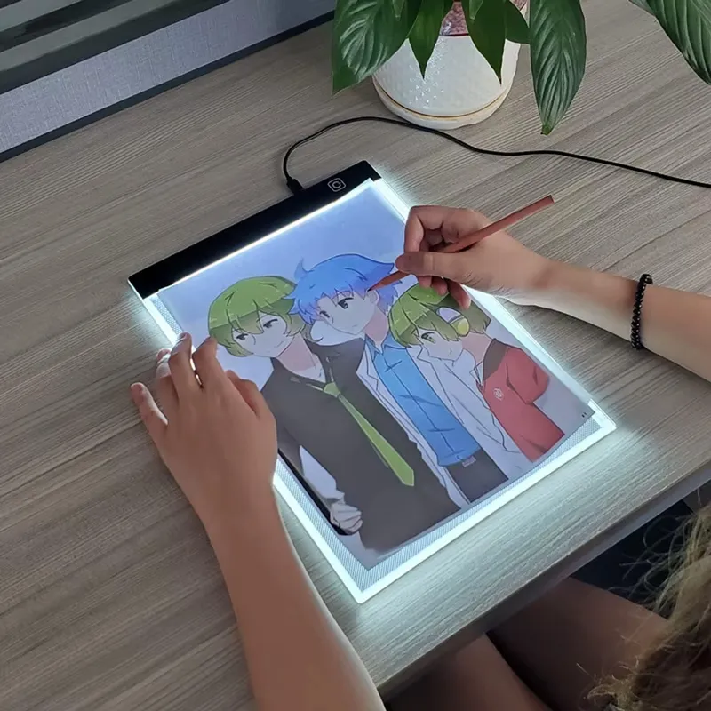 Deska Kreślarska LED A4 Podświetlana Tablica Graficzny Tablet