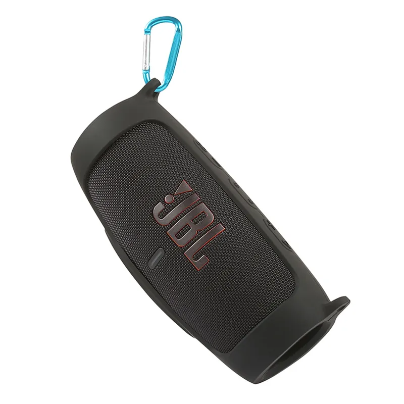 Etui Do JBL Charge 5 Silikonowe Z Podstawką - Czarne