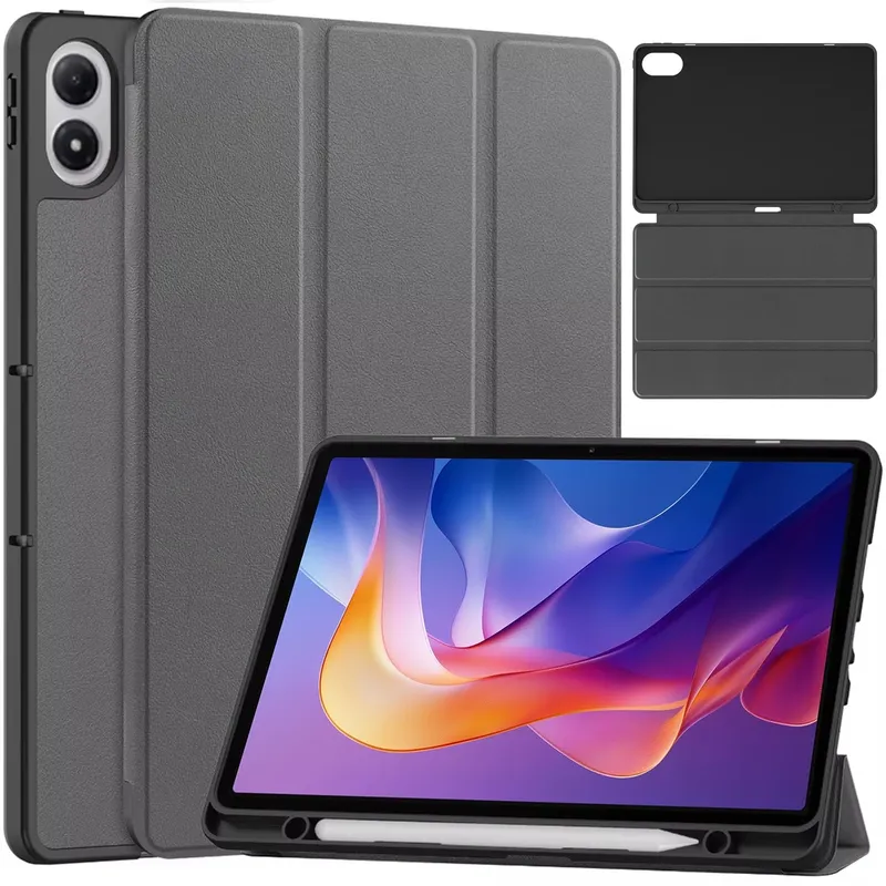 Etui Smart Case Z Uchwytem Na Rysik Do Redmi Pad 2 11" - Szary