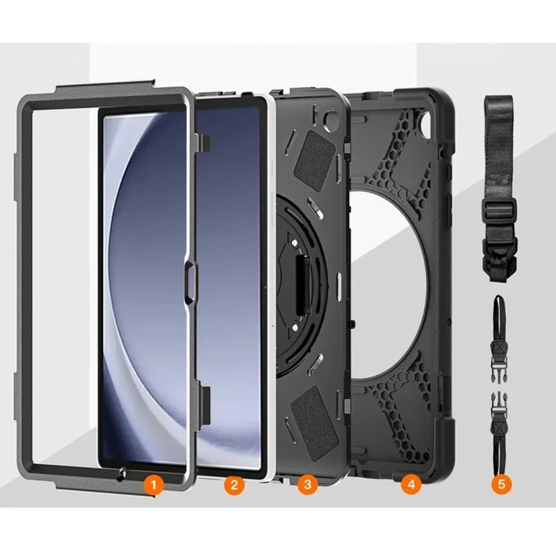 Etui Pancerne Armor Do Galaxy Tab A9 Plus 11 X210/X215/X216 - Czarne