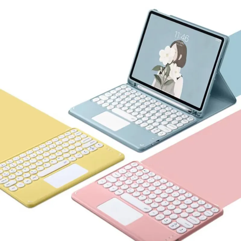 Etui Z Klawiaturą Do IPad Pro 13 2024 M4 Gen. 5 A2925 - Niebieski