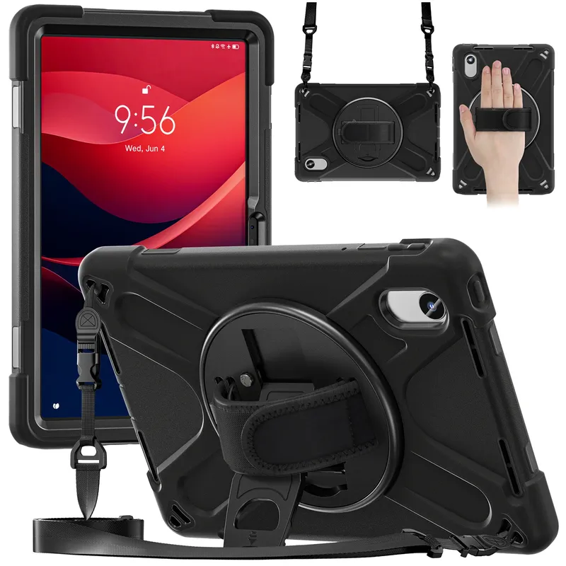 Etui Pancerne Armor Do Idea Tab 11" Z Podstawką – - Czarny