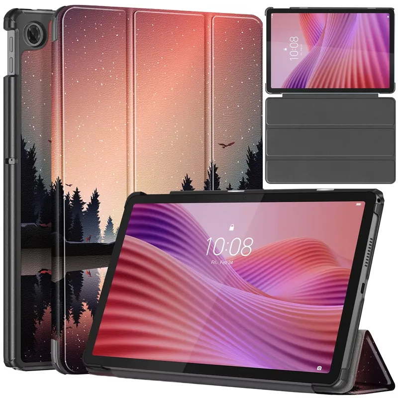 Etui Do Lenovo Tab 10.1 2025 Z Klapką I Podstawką - Wielokolorowe