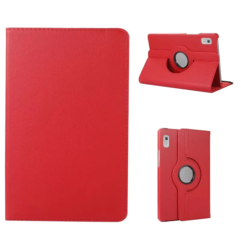 Etui Obrotowe Składane Lenovo Tab M9 2023 TB310 9" - Czerwone