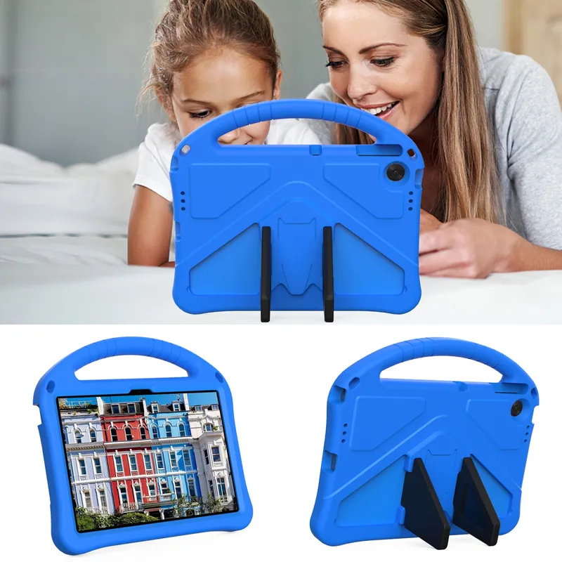 Etui FunColor Do Lenovo Tab 10.1 2025 Z Podstawką - Niebieski