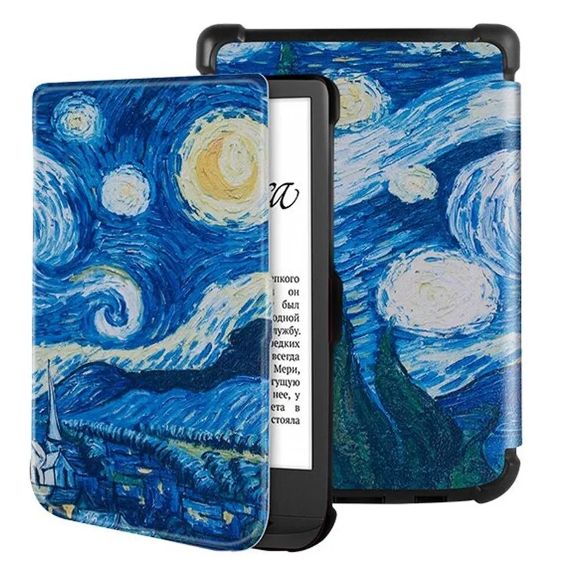 Etui Graficzne Do Pocketbook Touch Lux 4/5 627/616/628 - Wielokolorowe
