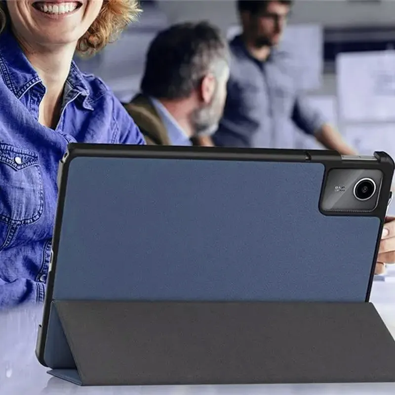 Etui Smart Do Lenovo Tab M11 10.95 TB330 Z Podstawką - Granatowe